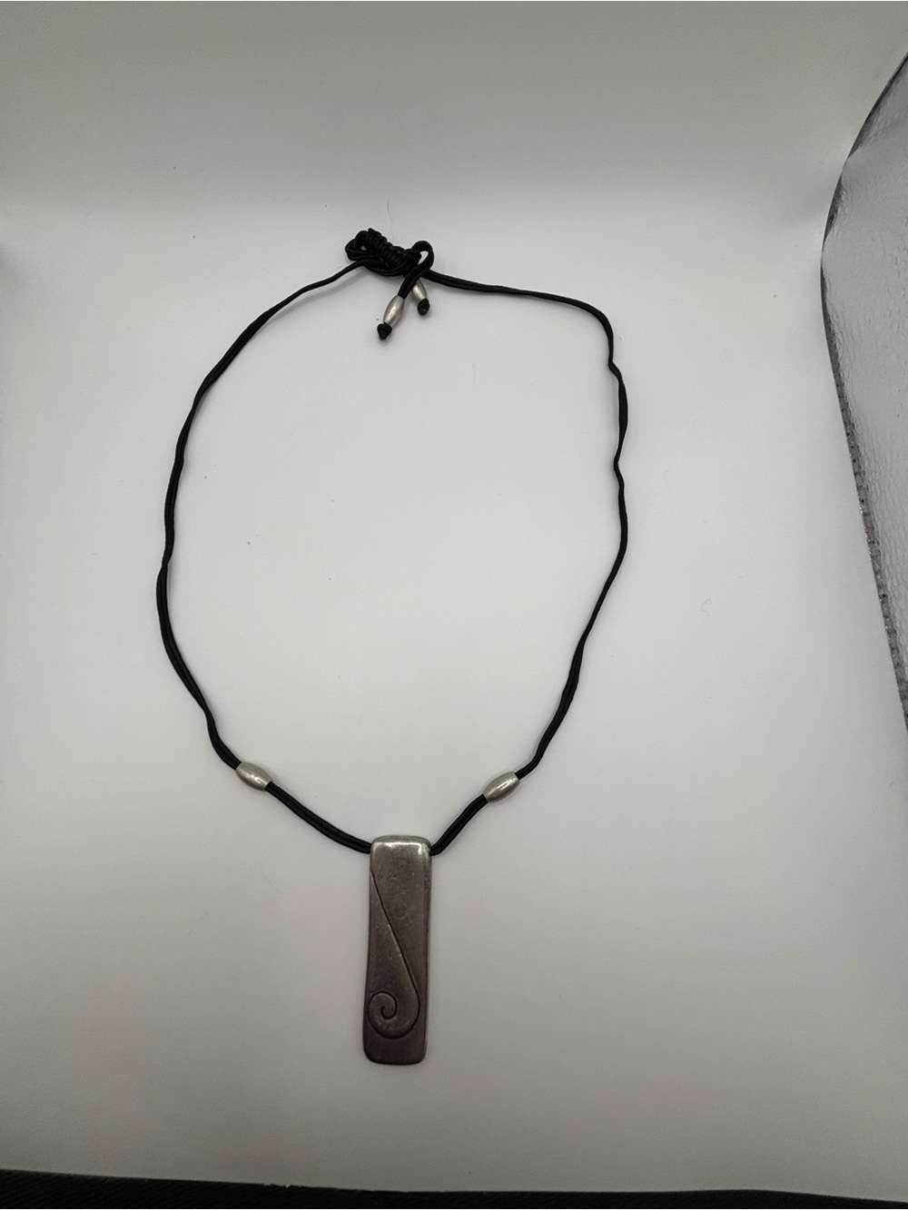 Poetic Inspirational Quote Pendant Necklace Adjustable Cord NWOT - Picture 3 of 4
